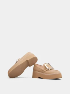 Roger Vivier Viv' Rangers Loafers in suede Online