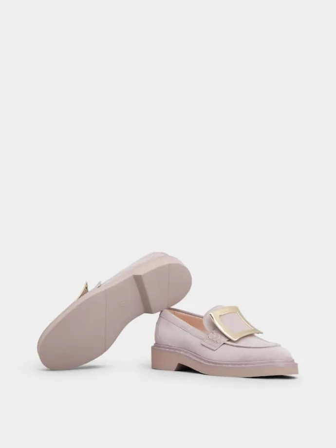 Roger Vivier Viv' Rangers Loafers in suede Online