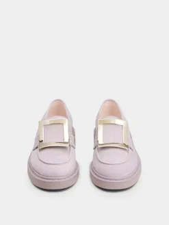 Roger Vivier Viv' Rangers Loafers in suede Online