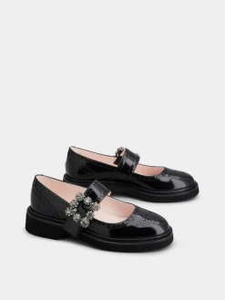 Roger Vivier Viv' Rangers Mary Janes in leather Best