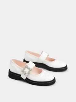 Roger Vivier Viv' Rangers Mary Janes in leather Outlet