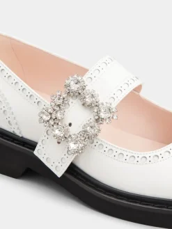 Roger Vivier Viv' Rangers Mary Janes in leather Outlet