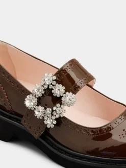 Roger Vivier Viv' Rangers Mary Janes in patent leather Best