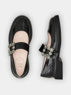 Roger Vivier Viv' Rangers Mary Janes in leather Best