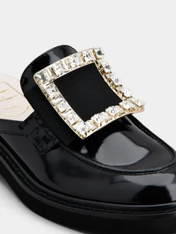 Roger Vivier Viv' Rangers Mules in leather Sale
