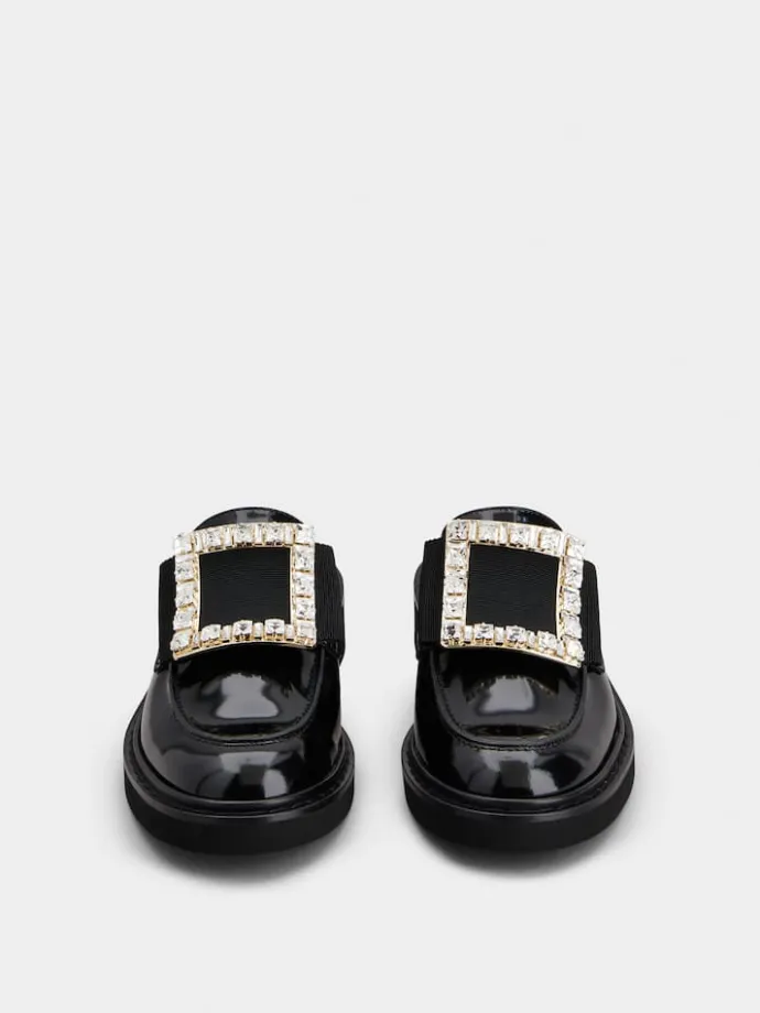 Roger Vivier Viv' Rangers Mules in leather Sale