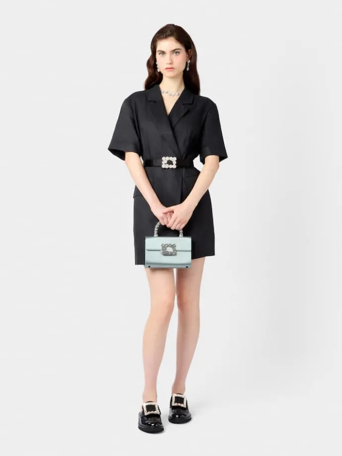 Roger Vivier Viv' Rangers Mules in leather Sale