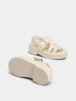 Roger Vivier Viv' Rangers Sandals in leather Best