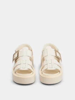 Roger Vivier Viv' Rangers Sandals in leather Best