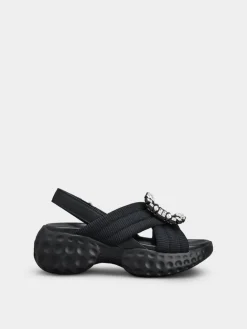 Roger Vivier Viv' Run Light Sandals in fabric New