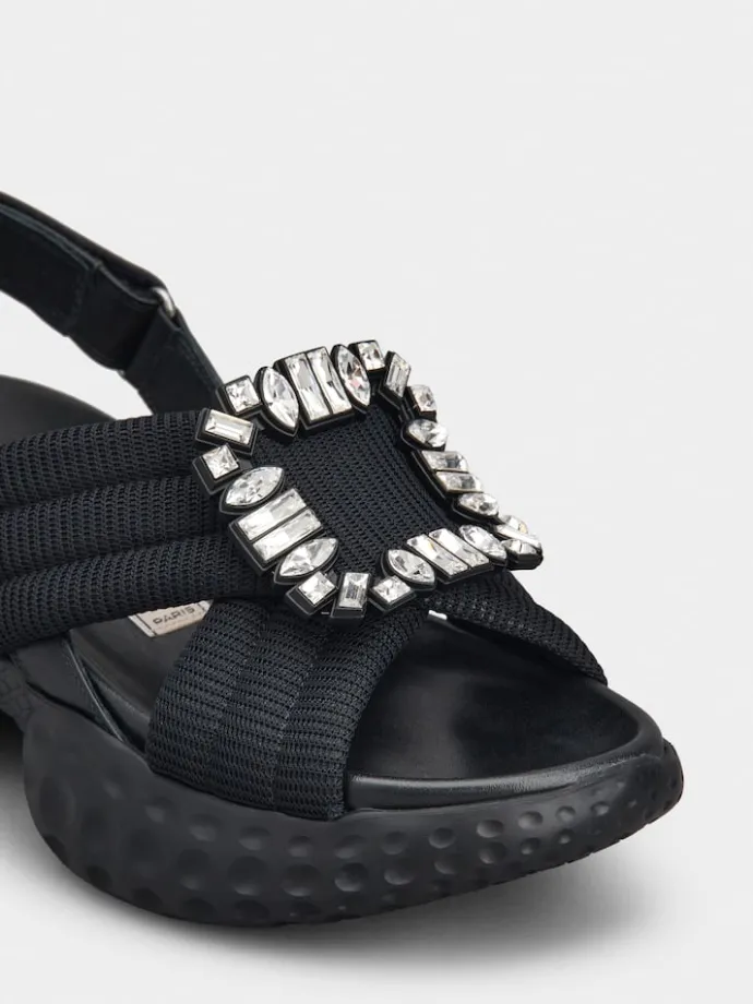 Roger Vivier Viv' Run Light Sandals in fabric New