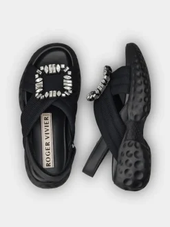 Roger Vivier Viv' Run Light Sandals in fabric New