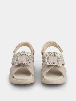 Roger Vivier Viv' Run Light Sandals in fabric Hot