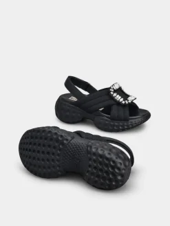 Roger Vivier Viv' Run Light Sandals in fabric New