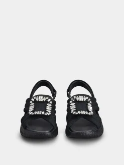 Roger Vivier Viv' Run Light Sandals in fabric New