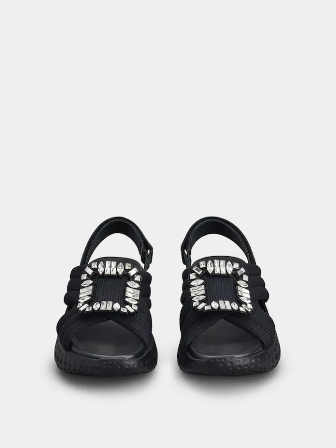 Roger Vivier Viv' Run Light Sandals in fabric New