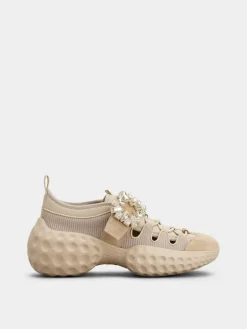 Roger Vivier Viv' Run Light Trekky Sneakers in fabric Best