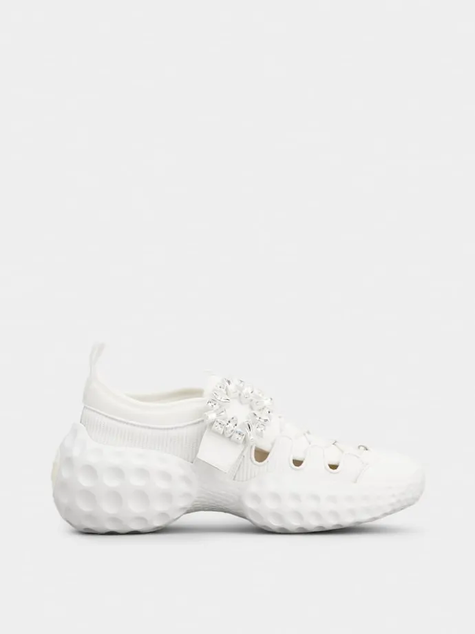 Roger Vivier Viv' Run Light Trekky Sneakers in fabric Best