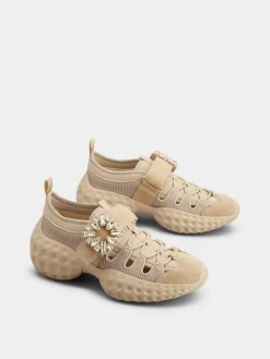 Roger Vivier Viv' Run Light Trekky Sneakers in fabric Best