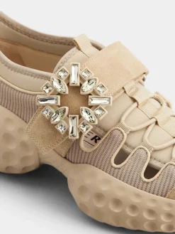 Roger Vivier Viv' Run Light Trekky Sneakers in fabric Best