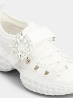Roger Vivier Viv' Run Light Trekky Sneakers in fabric Best
