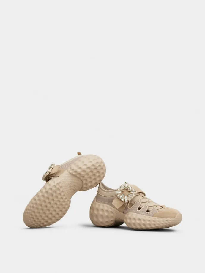 Roger Vivier Viv' Run Light Trekky Sneakers in fabric Best