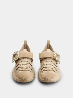 Roger Vivier Viv' Run Light Trekky Sneakers in fabric Best