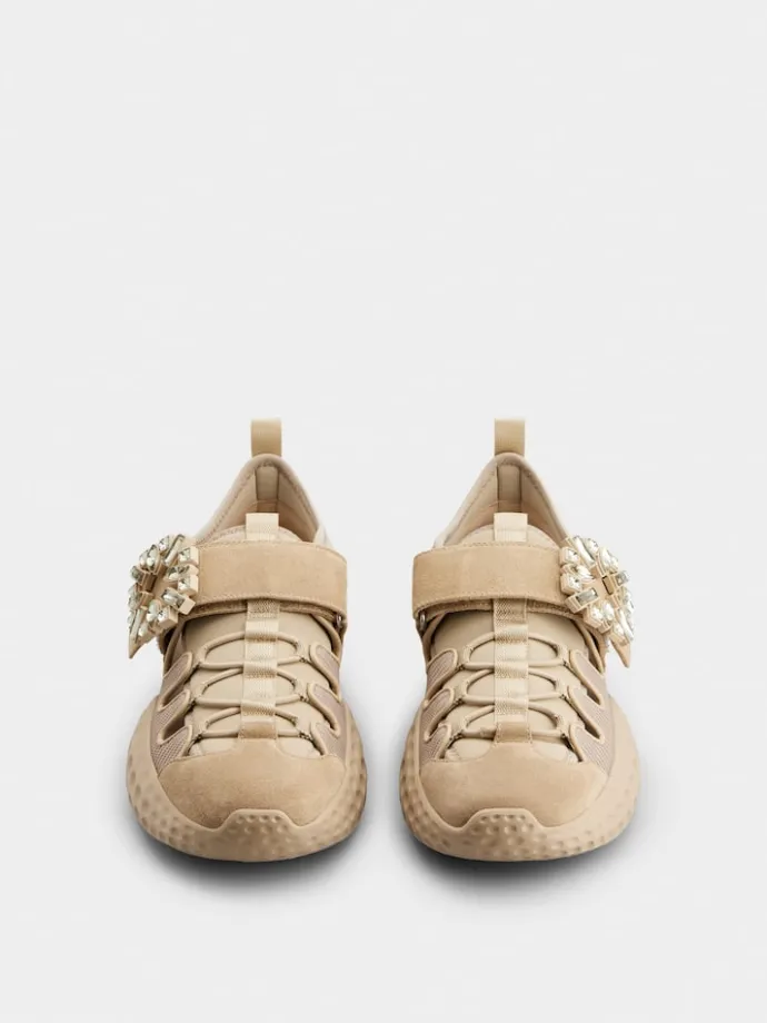 Roger Vivier Viv' Run Light Trekky Sneakers in fabric Best