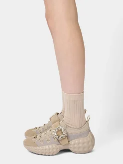 Roger Vivier Viv' Run Light Trekky Sneakers in fabric Best