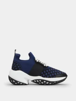 Roger Vivier Viv' Run Sneakers in fabric Discount