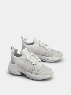 Roger Vivier Viv' Run Sneakers in fabric Discount