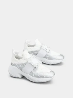 Roger Vivier Viv' Run Sneakers in fabric Outlet