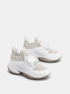 Roger Vivier Viv' Run Sneakers in fabric Fashion