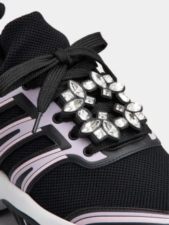 Roger Vivier Viv' Run Sneakers in fabric Best
