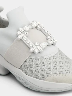 Roger Vivier Viv' Run Sneakers in fabric Discount