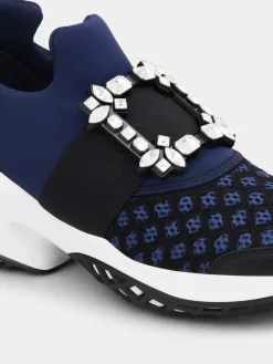 Roger Vivier Viv' Run Sneakers in fabric Discount