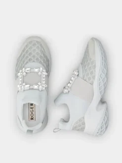 Roger Vivier Viv' Run Sneakers in fabric Discount