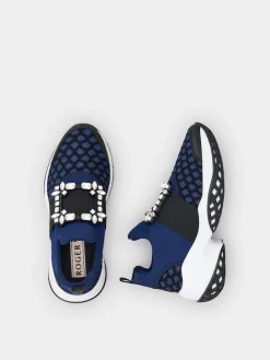 Roger Vivier Viv' Run Sneakers in fabric Discount