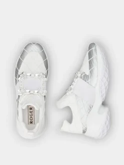 Roger Vivier Viv' Run Sneakers in fabric Outlet