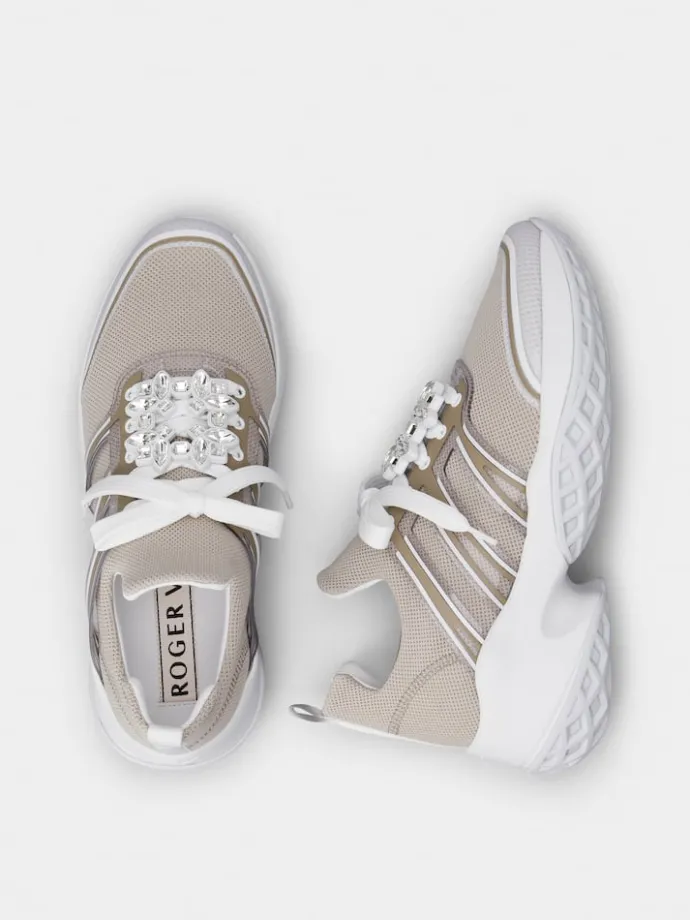 Roger Vivier Viv' Run Sneakers in fabric Clearance