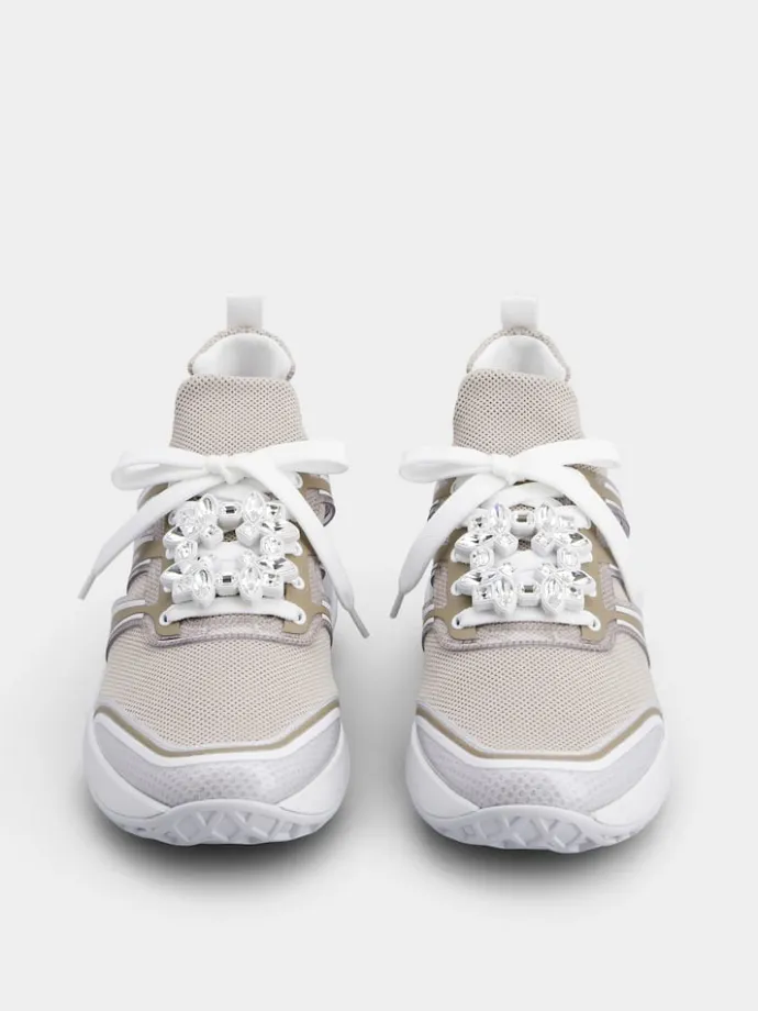 Roger Vivier Viv' Run Sneakers in fabric Clearance