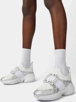 Roger Vivier Viv' Run Sneakers in fabric Outlet