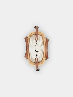 Roger Vivier Viv' Skate Bucket Bag in raffia Best