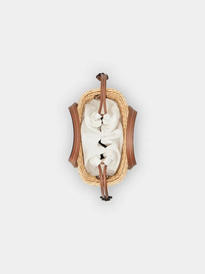 Roger Vivier Viv' Skate Bucket Bag in raffia Best