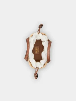 Roger Vivier Viv' Skate Bucket Bag in raffia Best