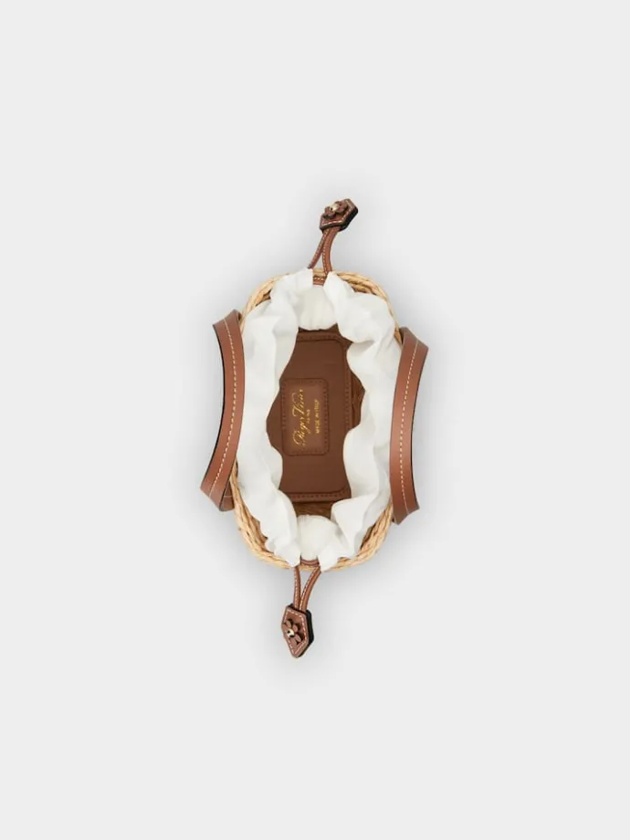 Roger Vivier Viv' Skate Bucket Bag in raffia Best
