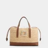Roger Vivier Viv' Skate Small Shopping Bag in raffia Online