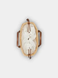 Roger Vivier Viv' Skate Small Shopping Bag in raffia Online