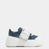 Roger Vivier Viv' Skate Sneakers in denim Outlet