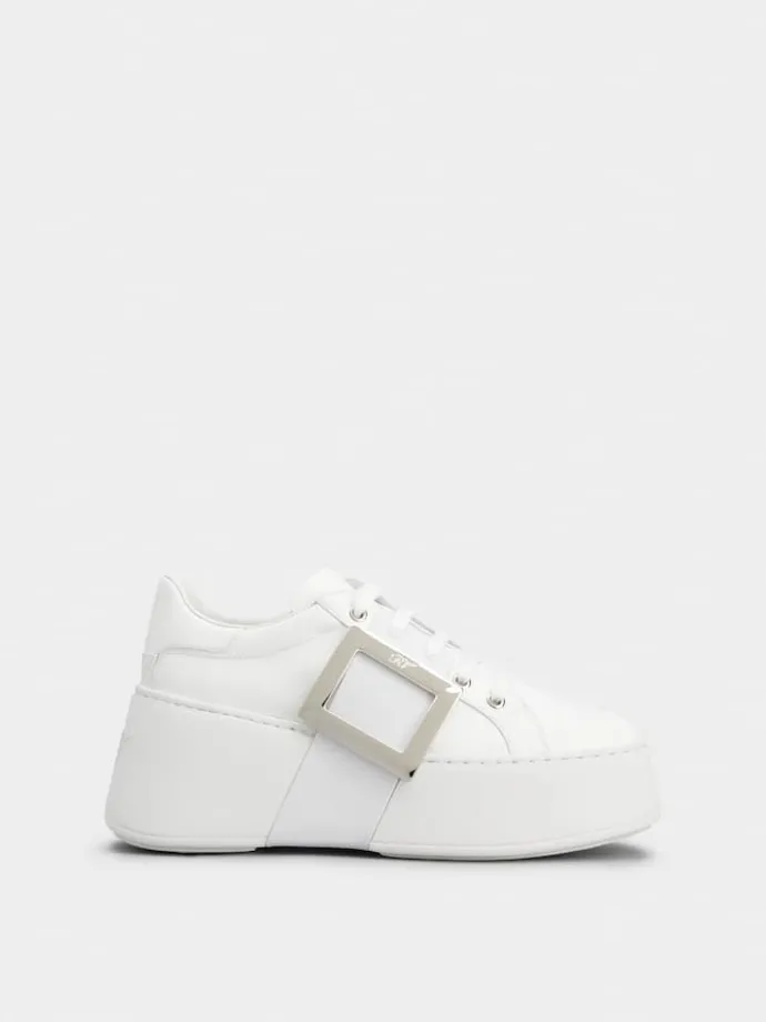 Roger Vivier Viv' Skate Sneakers in leather Sale